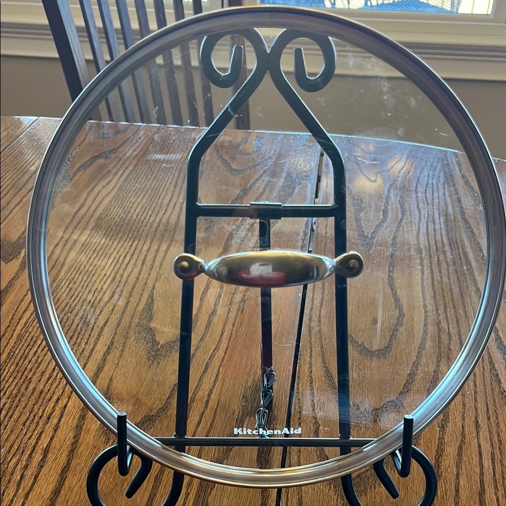 KitchenAid Glass and Silver Pot Lid